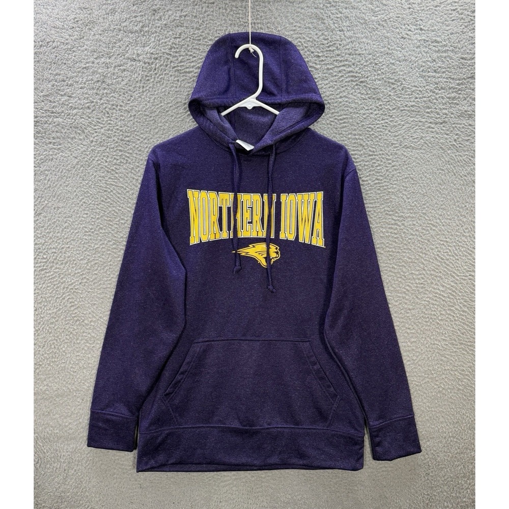 UNI Panthers Sweatshirt Womens Medium Purple Hoodie Northern Iowa University